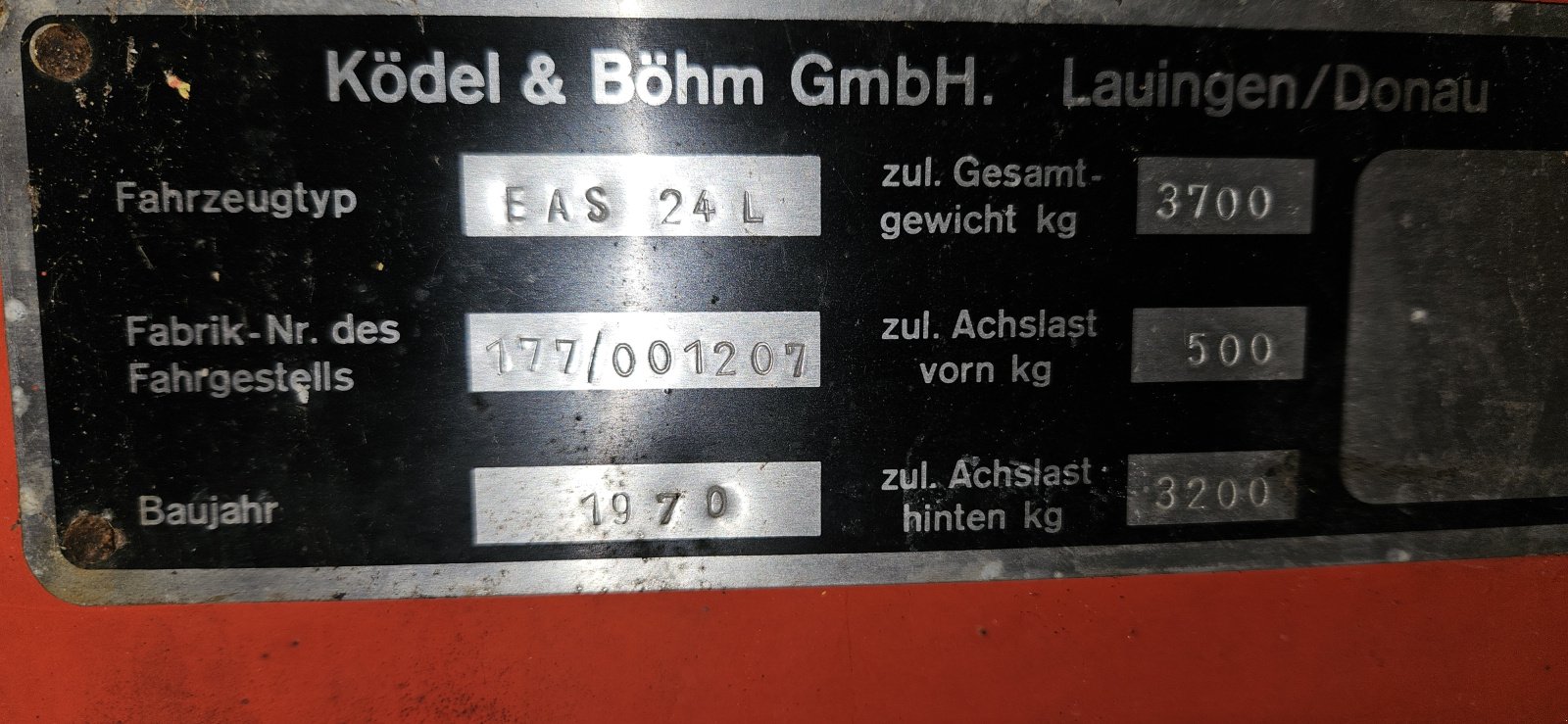 Ladewagen tip Köla EAS 24L, Gebrauchtmaschine in Gefäll (Poză 1)