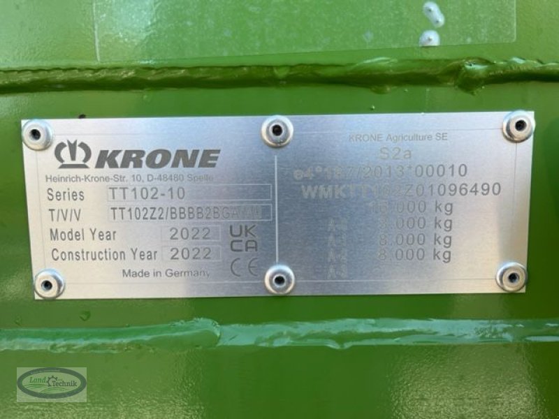 Ladewagen des Typs Krone AX 250 FL, Vorführmaschine in Münzkirchen (Bild 8)