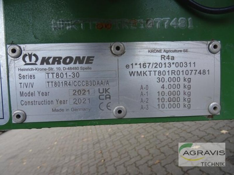 Ladewagen Türe ait Krone GX 520, Gebrauchtmaschine içinde Uelzen (resim 9)