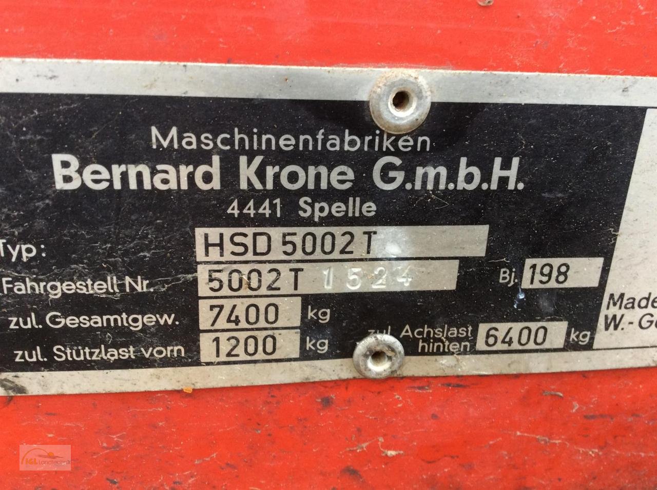 Ladewagen del tipo Krone HSL 3502 Turbo, Gebrauchtmaschine en Pfreimd (Imagen 6)