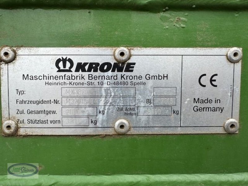 Ladewagen del tipo Krone MX 320 GD, Gebrauchtmaschine en Münzkirchen (Imagen 12)