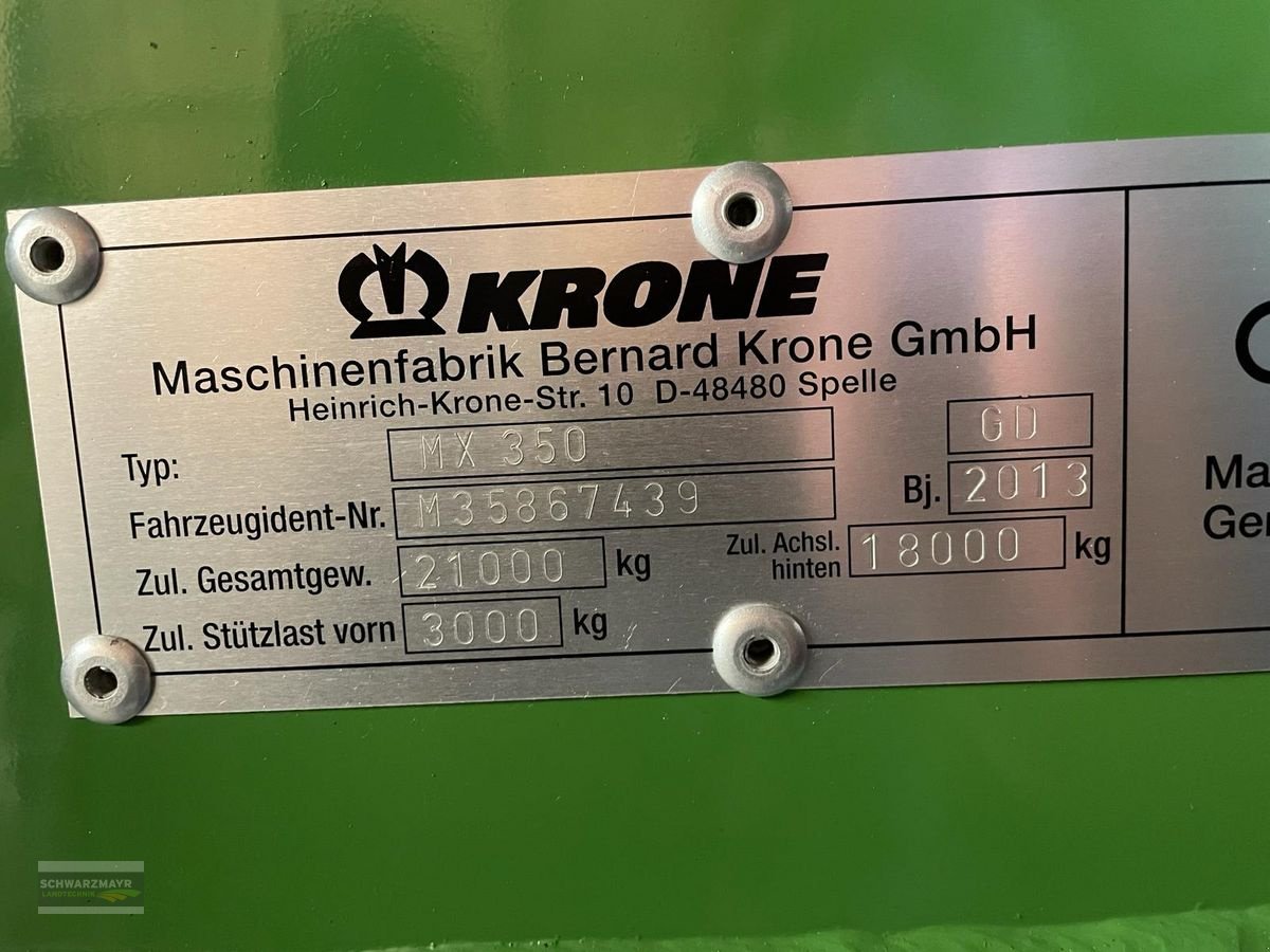 Ladewagen του τύπου Krone MX 350 GD, Gebrauchtmaschine σε Aurolzmünster (Φωτογραφία 26)