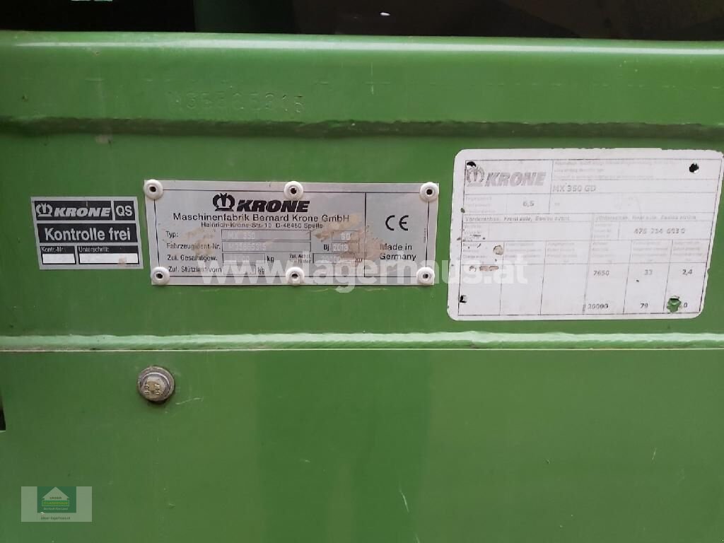 Ladewagen tip Krone MX 350 GD, Gebrauchtmaschine in Klagenfurt (Poză 16)