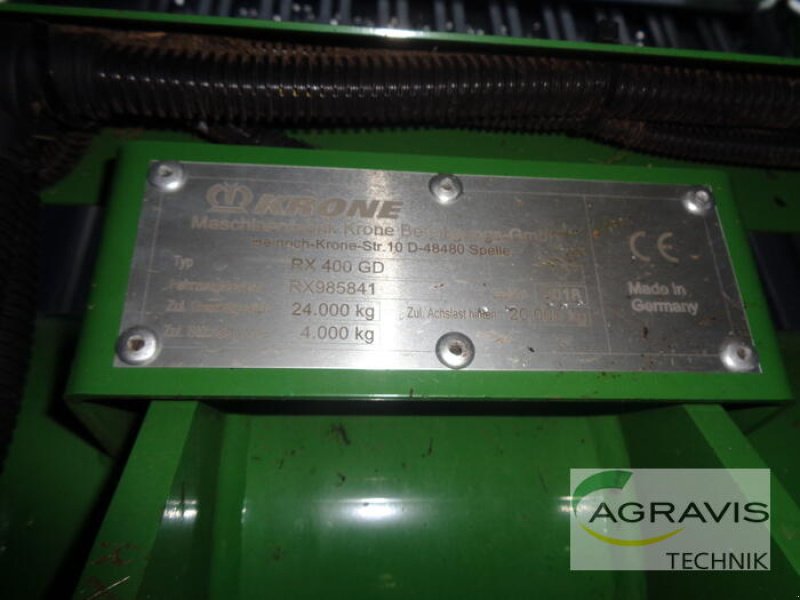 Ladewagen типа Krone RX 400 GD, Gebrauchtmaschine в Nartum (Фотография 19)