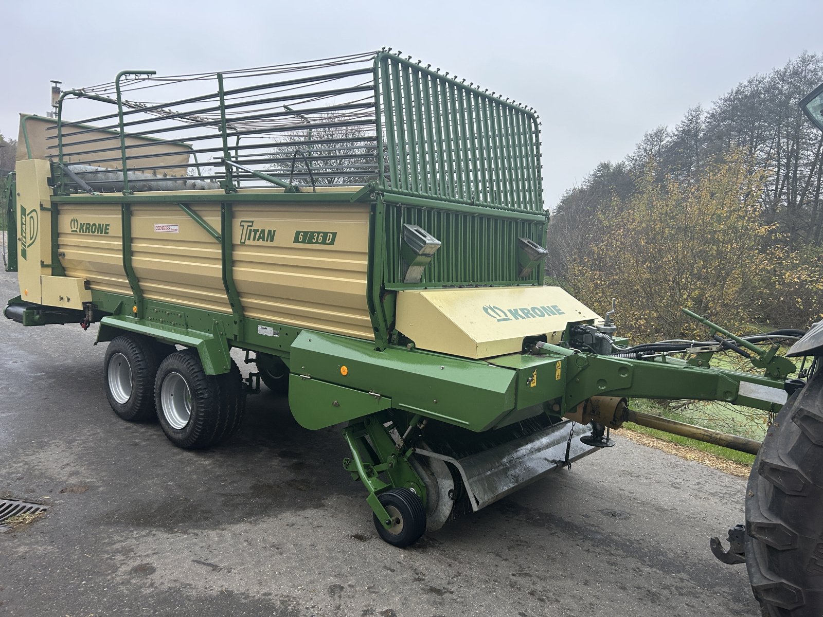 Ladewagen van het type Krone Titan 6/36 D, Gebrauchtmaschine in Weihenzell (Foto 1)