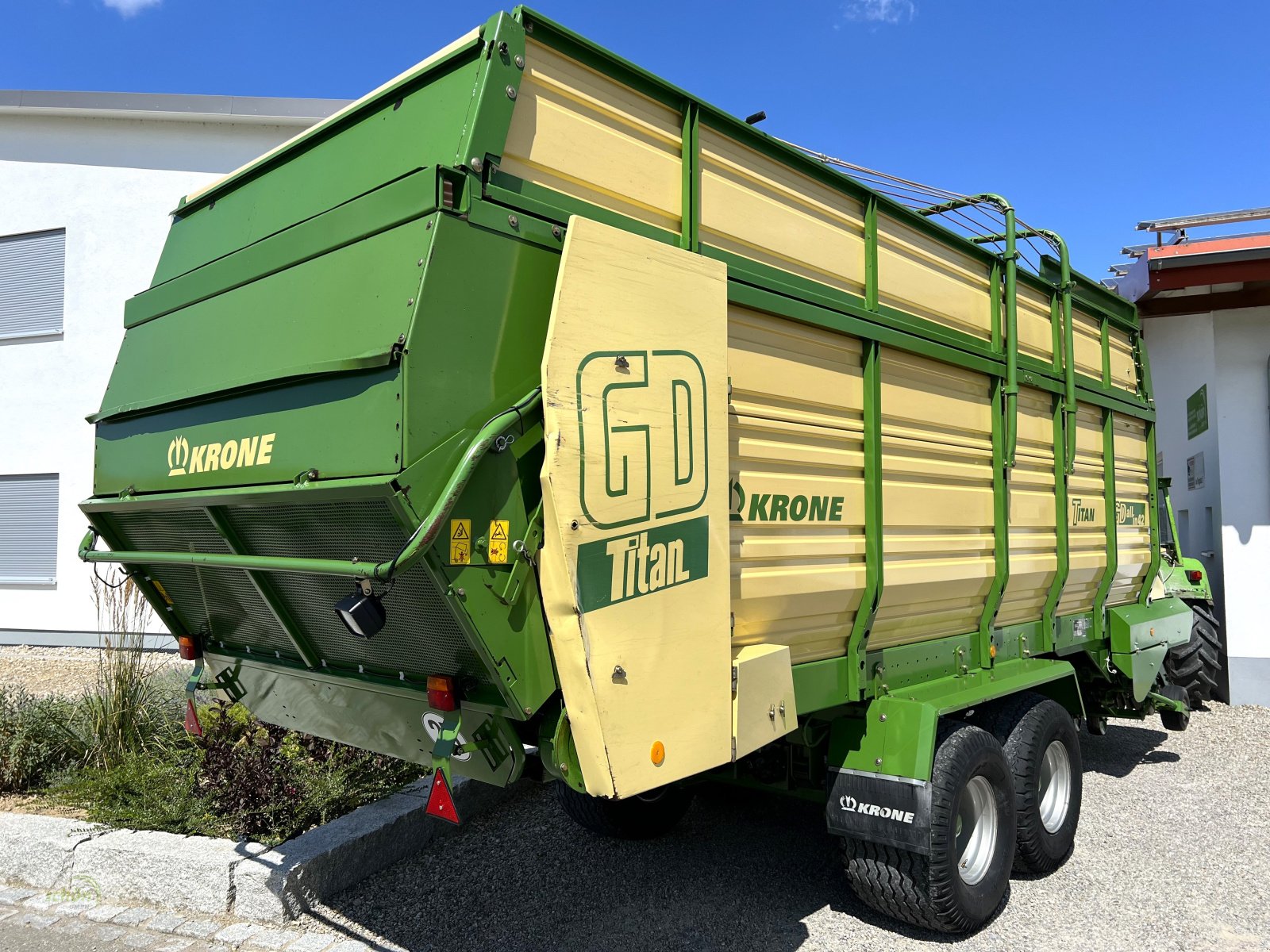 Ladewagen del tipo Krone Titan 6/42 GD All In mit Druckluftbremse und mit Zusatz-Tasträdern hinter der Pick-Up, Gebrauchtmaschine en Burgrieden (Imagen 7)