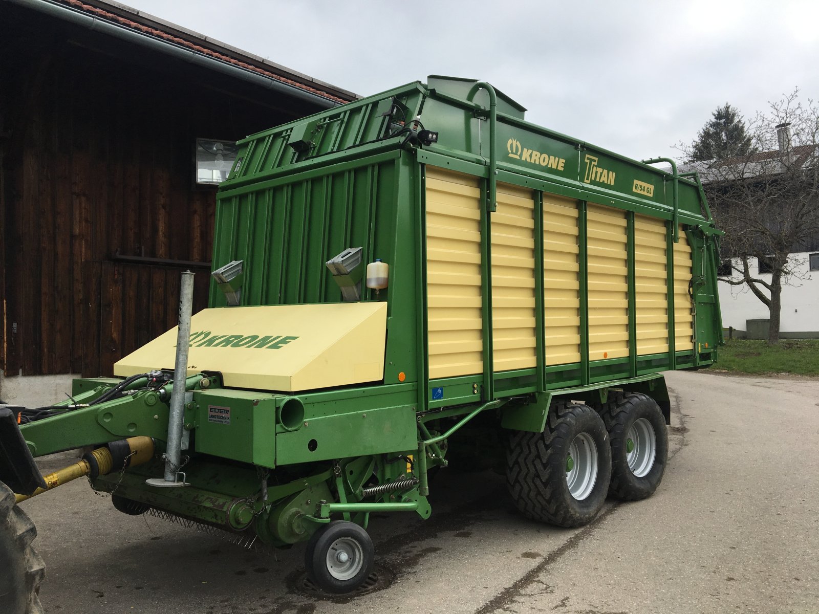 Ladewagen del tipo Krone Titan R/54 GL, Gebrauchtmaschine en Traunstein (Imagen 2)