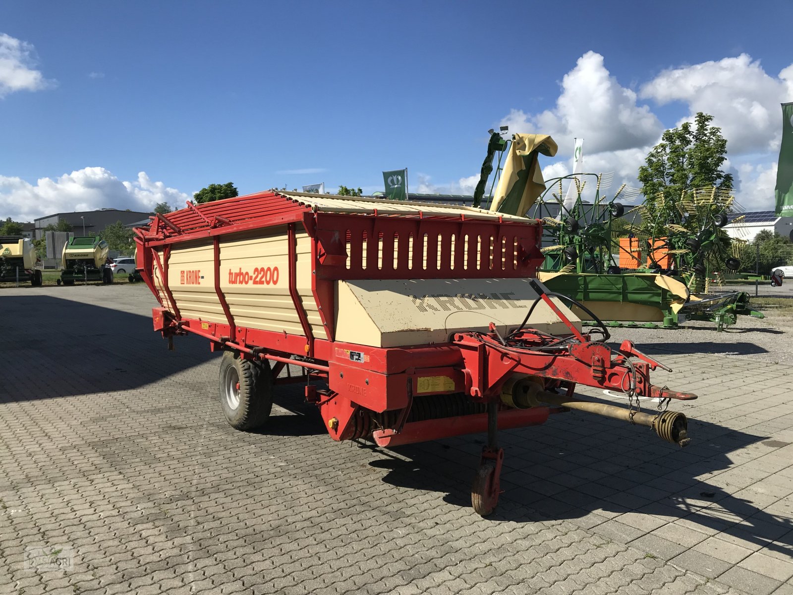 Ladewagen van het type Krone TURBO 2200, Gebrauchtmaschine in Vöhringen (Foto 1)