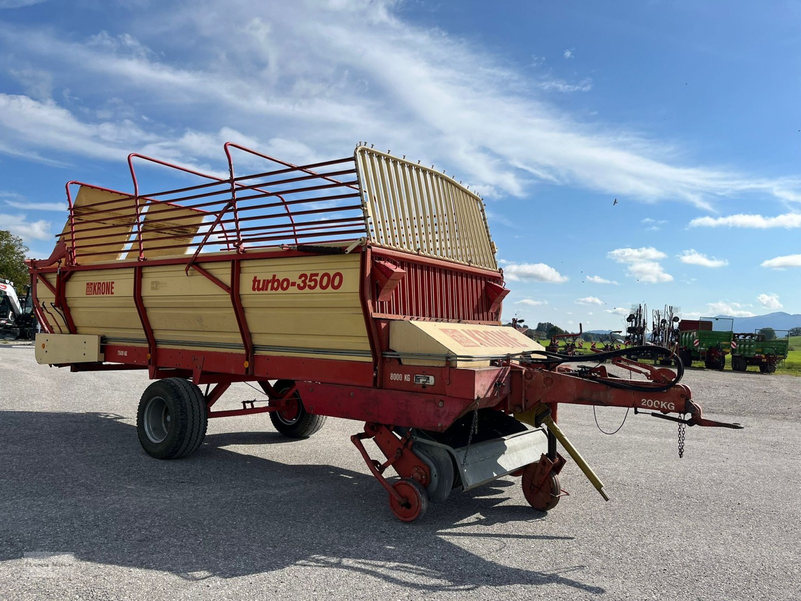 Ladewagen tip Krone Turbo 3500 T, Gebrauchtmaschine in Antdorf (Poză 5)