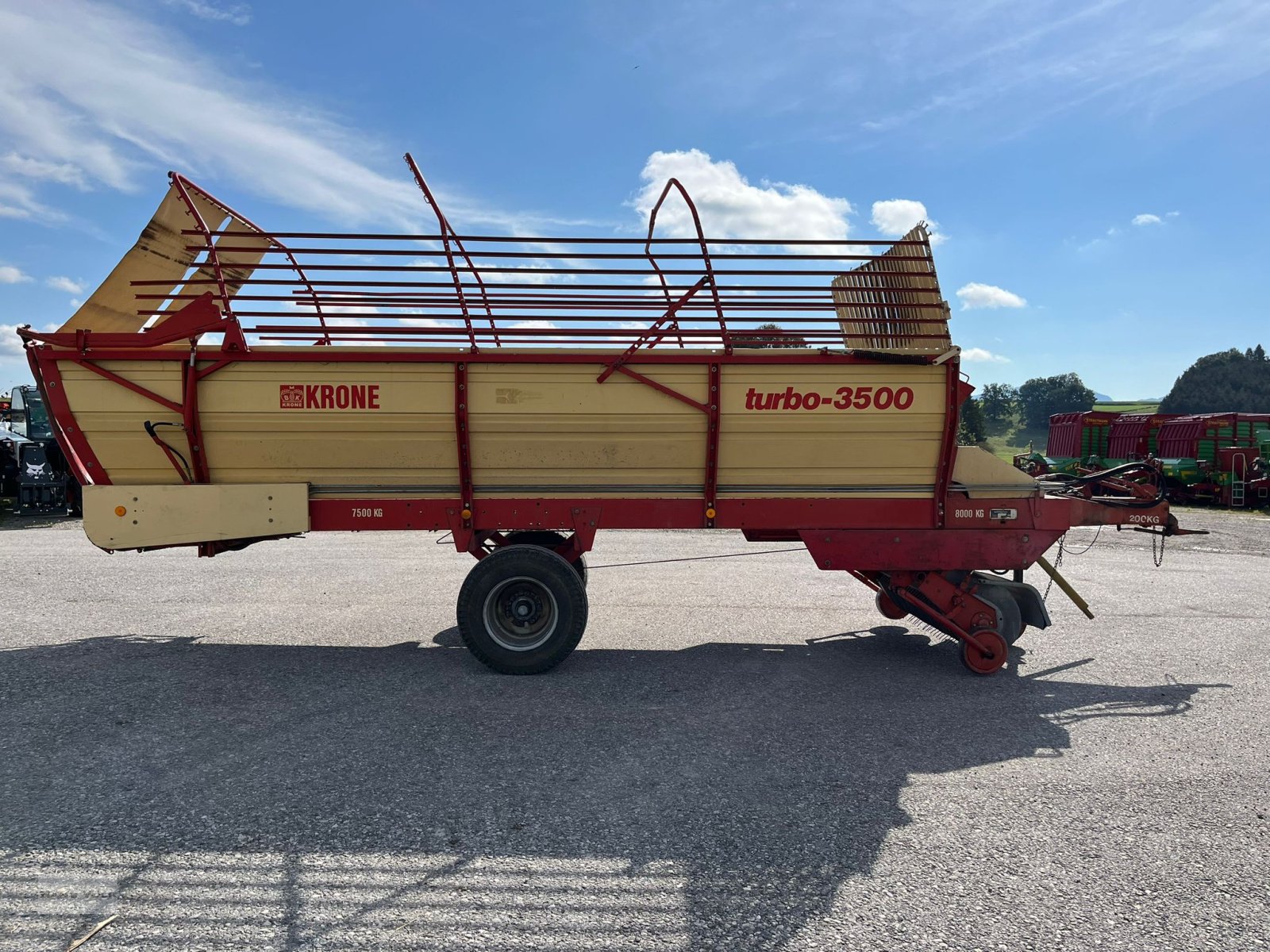 Ladewagen typu Krone Turbo 3500 T, Gebrauchtmaschine v Antdorf (Obrázek 8)