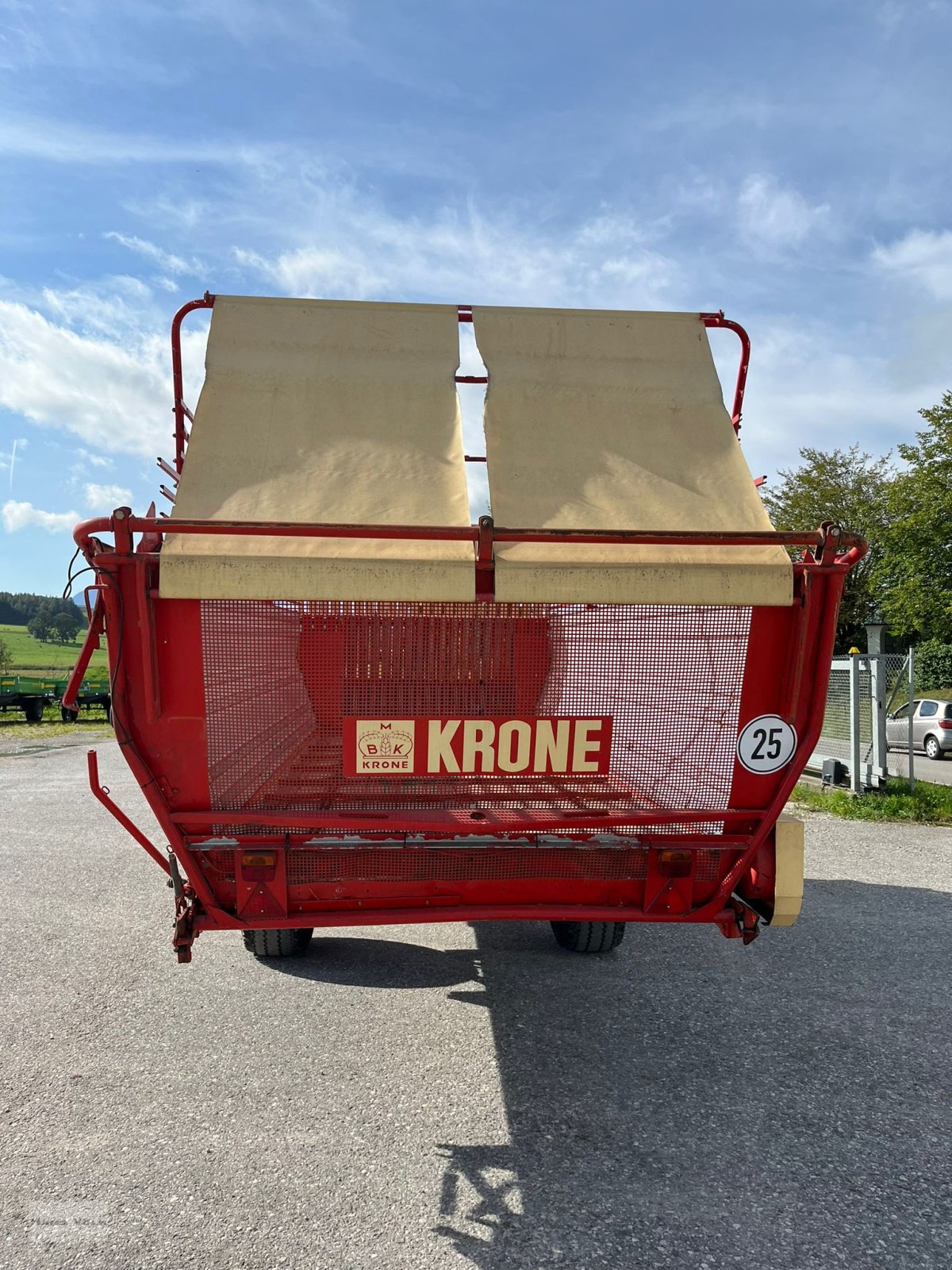 Ladewagen типа Krone Turbo 3500 T, Gebrauchtmaschine в Antdorf (Фотография 9)