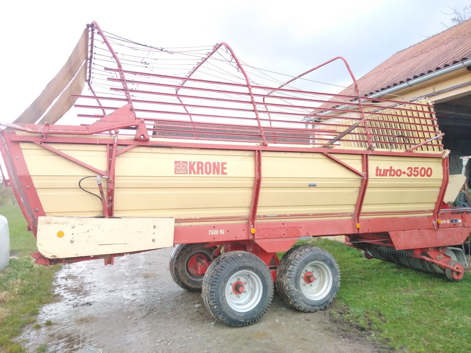 Ladewagen типа Krone Turbo 3500 T, Gebrauchtmaschine в Herrieden (Фотография 1)