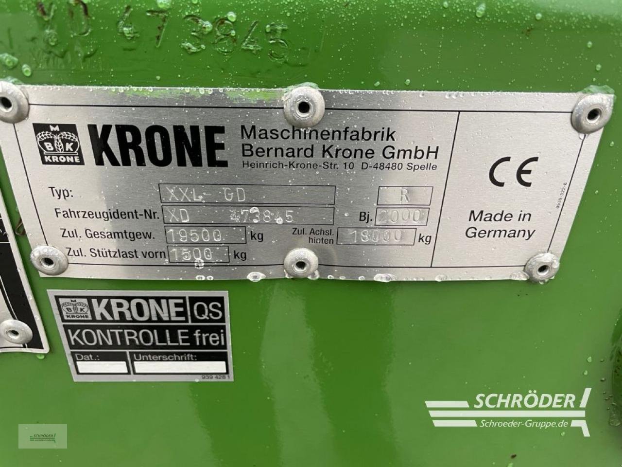 Ladewagen del tipo Krone XXL R/GD, Gebrauchtmaschine en Wildeshausen (Imagen 10)