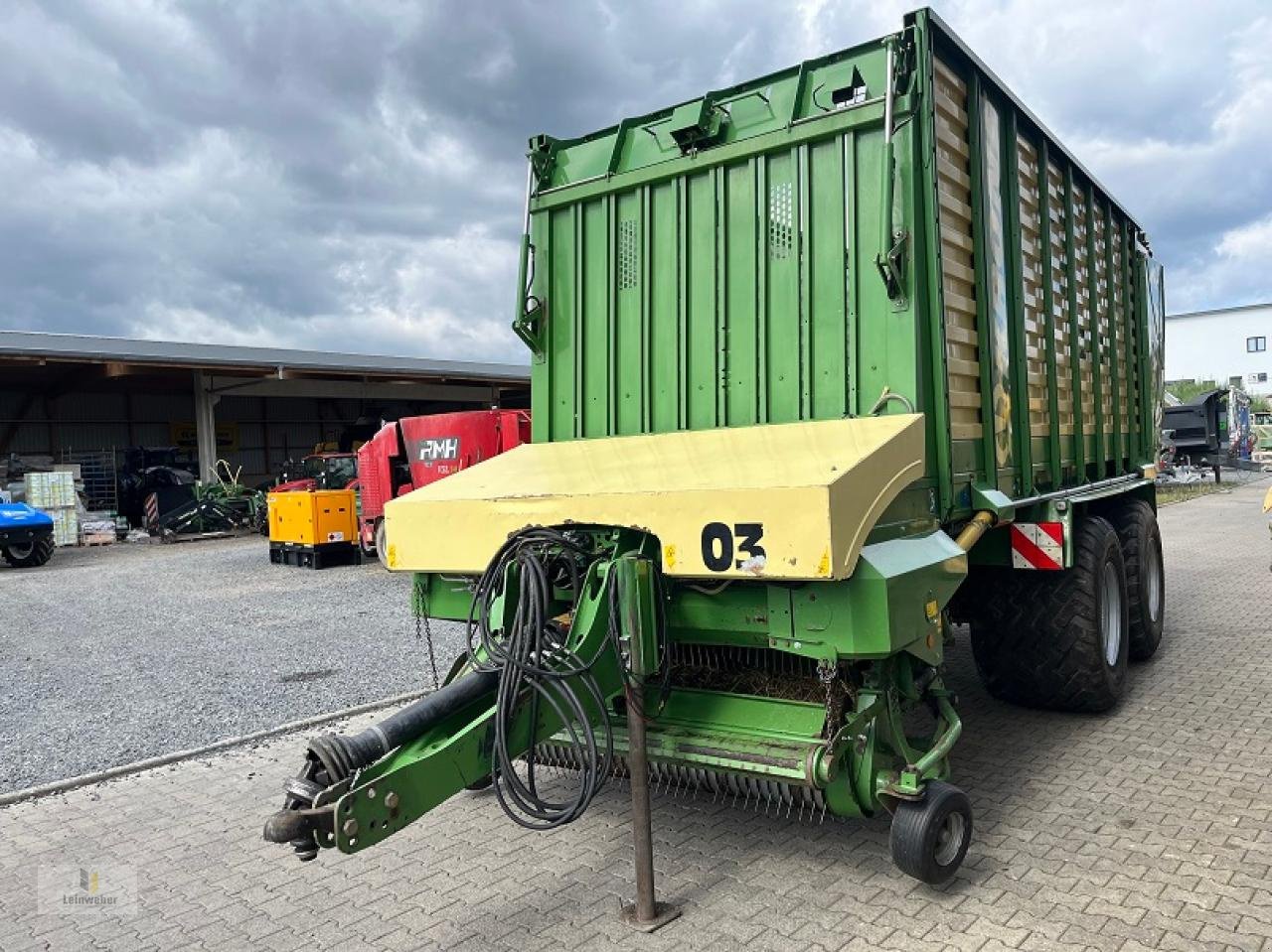 Ladewagen del tipo Krone ZX 400 GD, Gebrauchtmaschine en Neuhof - Dorfborn (Imagen 2)