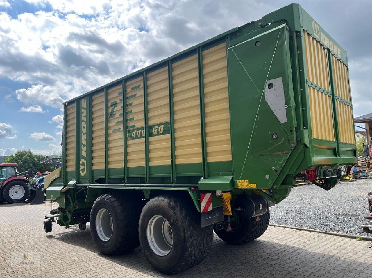 Ladewagen typu Krone ZX 400 GD, Gebrauchtmaschine w Neuhof - Dorfborn (Zdjęcie 4)