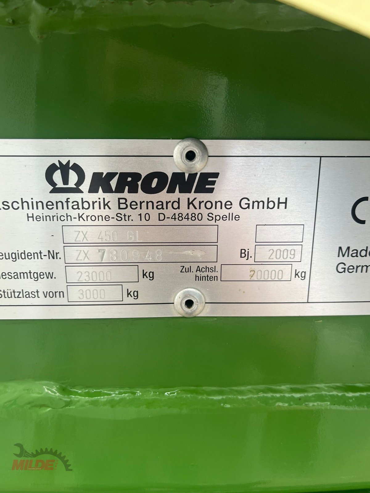 Ladewagen от тип Krone ZX 450 GL, Gebrauchtmaschine в Creußen (Снимка 7)