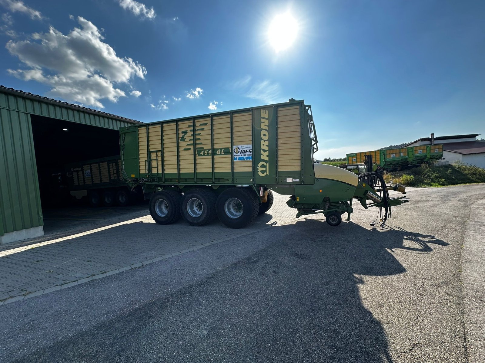 Ladewagen van het type Krone ZX 450 GL, Gebrauchtmaschine in Lichtenau (Foto 1)