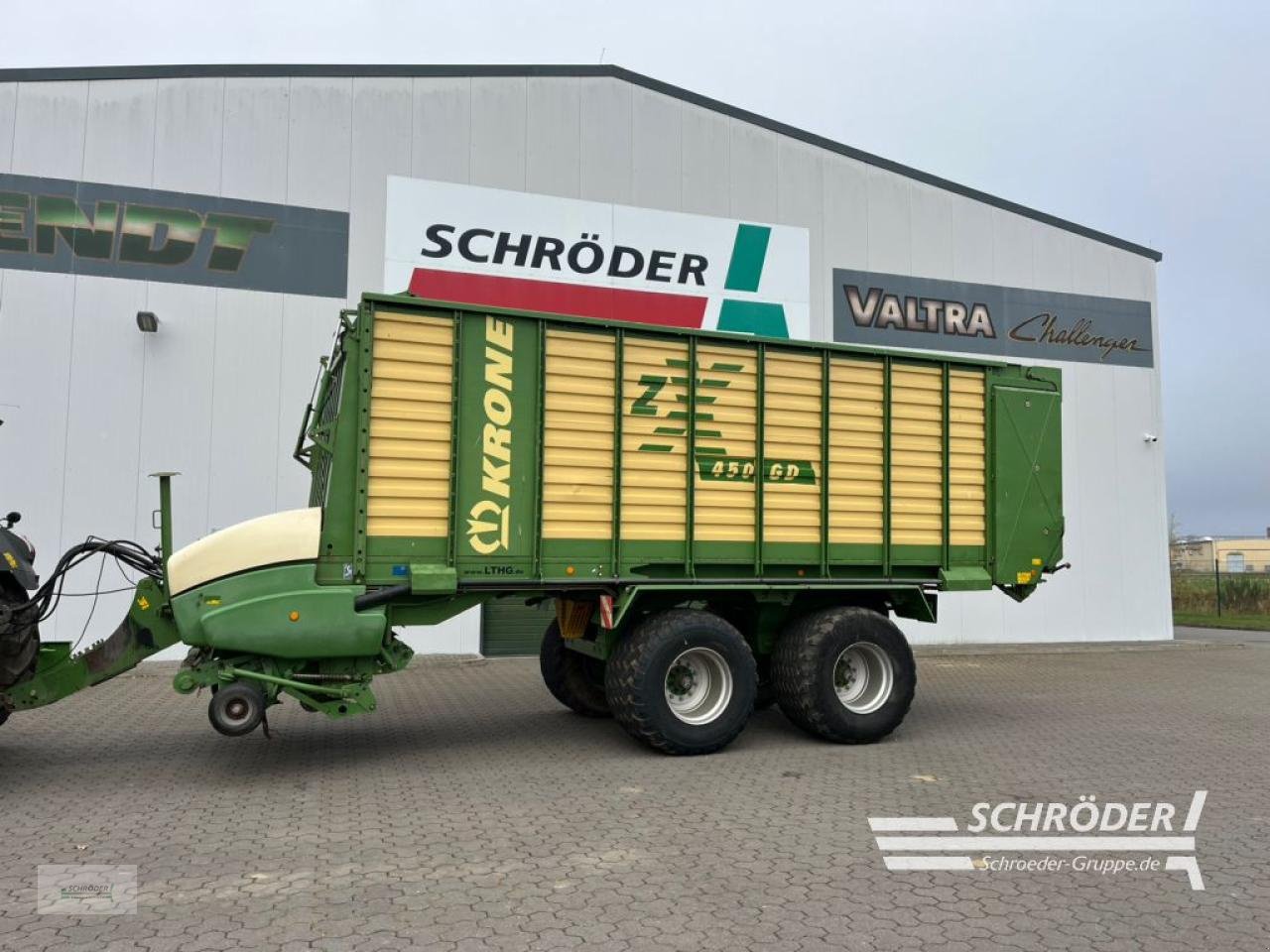 Ladewagen typu Krone ZX 450 HD, Gebrauchtmaschine w Leizen (Zdjęcie 1)