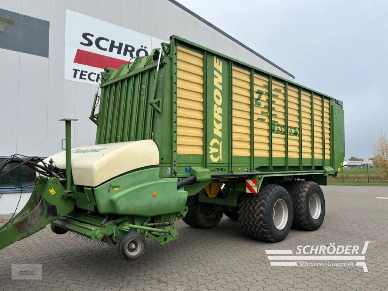 Ladewagen typu Krone ZX 450 HD, Gebrauchtmaschine w Leizen (Zdjęcie 2)