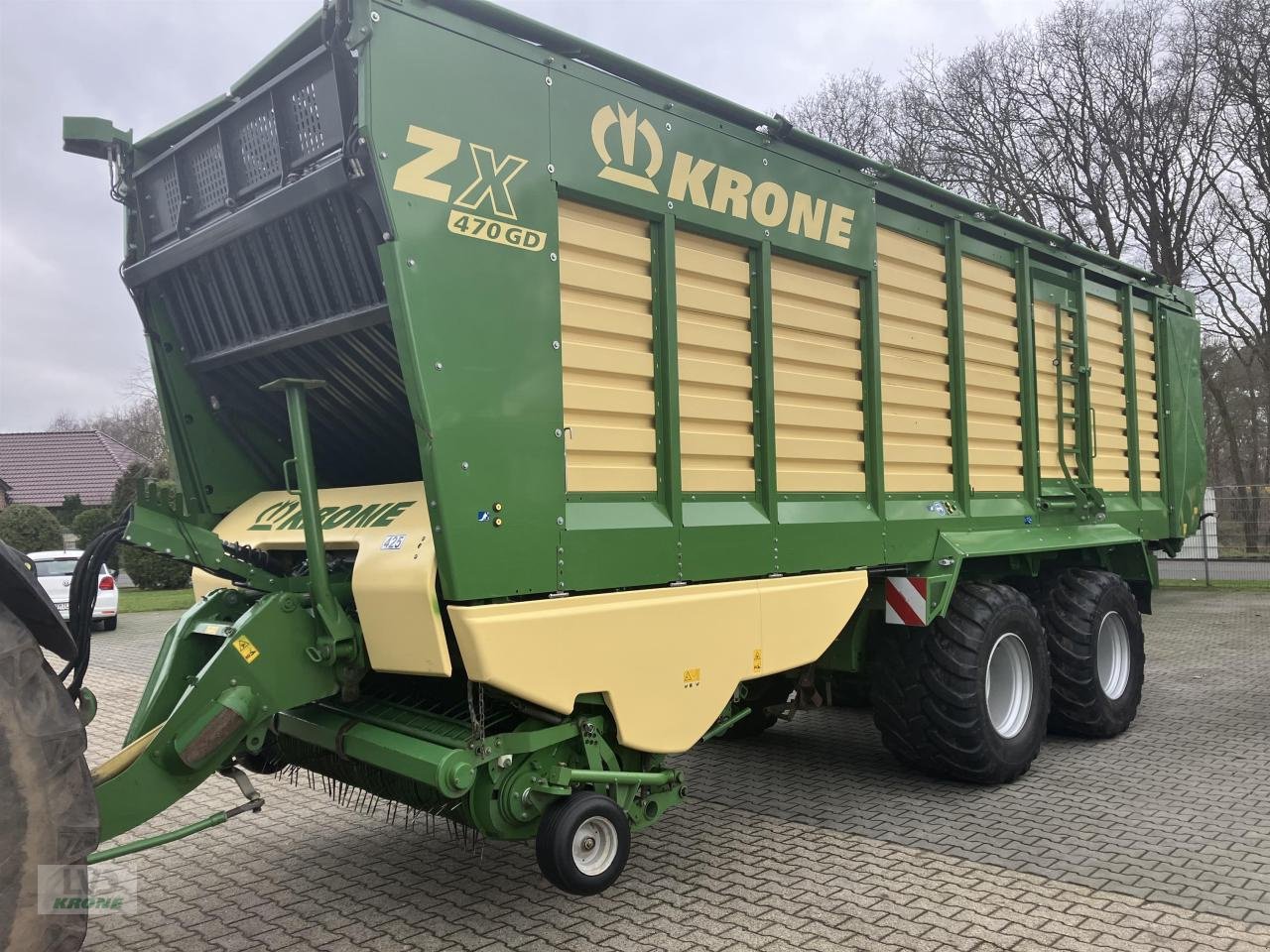 Ladewagen Türe ait Krone ZX 470 GD, Gebrauchtmaschine içinde Spelle (resim 2)