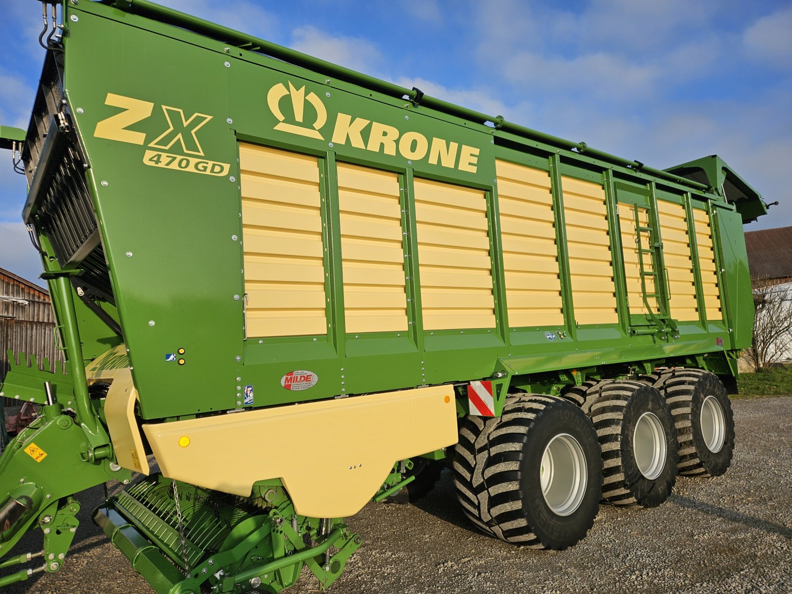 Ladewagen Türe ait Krone ZX 470 GD, Gebrauchtmaschine içinde Speinshart (resim 3)