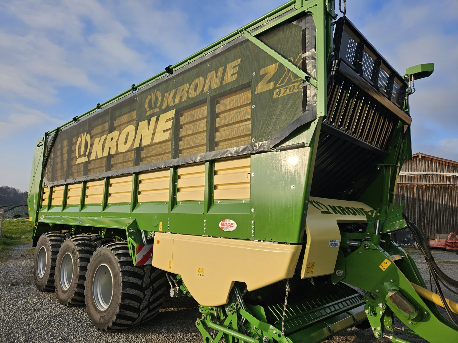 Ladewagen Türe ait Krone ZX 470 GD, Gebrauchtmaschine içinde Speinshart (resim 4)