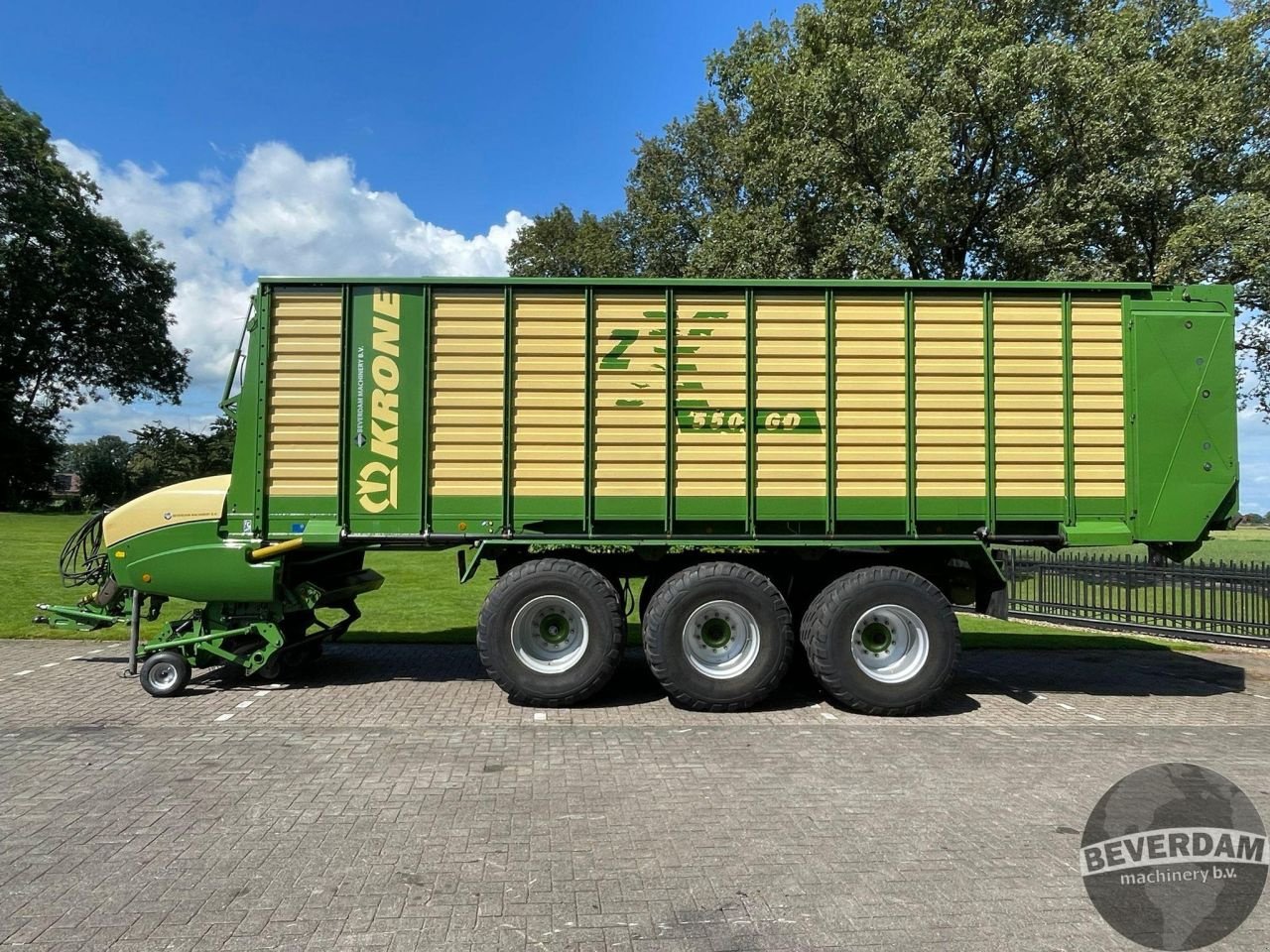 Ladewagen Türe ait Krone ZX 550 GD, Gebrauchtmaschine içinde Vriezenveen (resim 5)