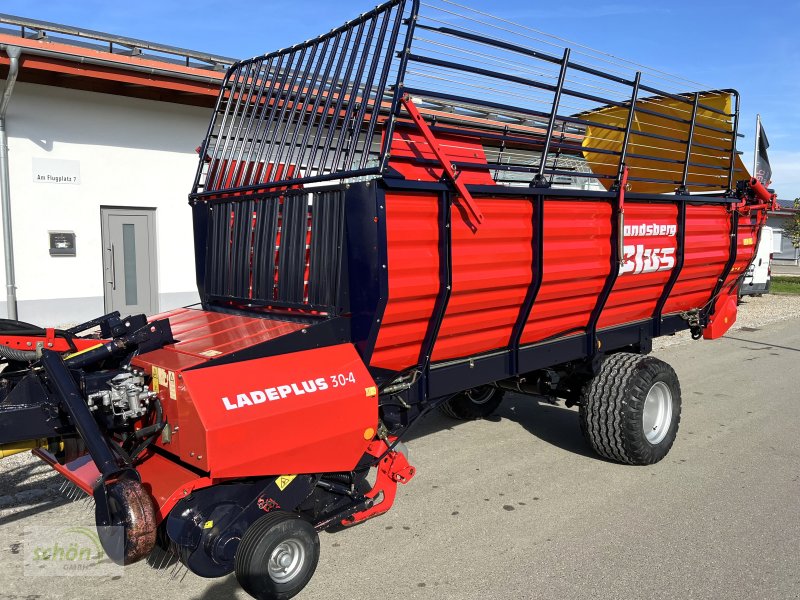 Ladewagen типа Landsberg Ladeplus 30-4 mit Druckluftbremse - ähnlich Pöttinger Boss 2 - im guten Zustand, Gebrauchtmaschine в Burgrieden (Фотография 1)