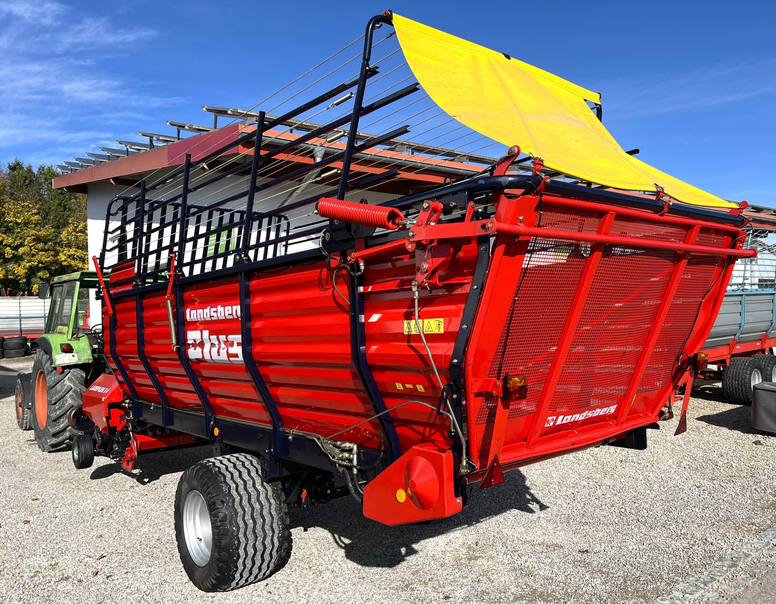 Ladewagen des Typs Landsberg Ladeplus 30-4 mit Druckluftbremse - ähnlich Pöttinger Boss 2 - im guten Zustand, Gebrauchtmaschine in Burgrieden (Bild 4)