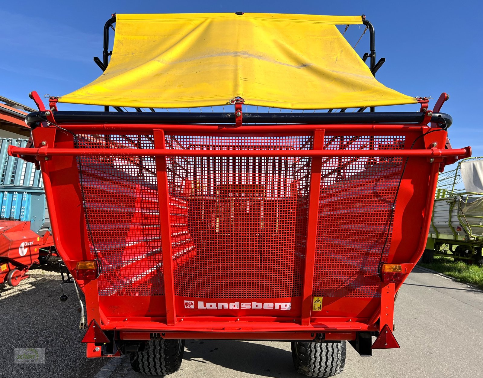 Ladewagen del tipo Landsberg Ladeplus 30-4 mit Druckluftbremse - ähnlich Pöttinger Boss 2 - im guten Zustand, Gebrauchtmaschine In Burgrieden (Immagine 5)