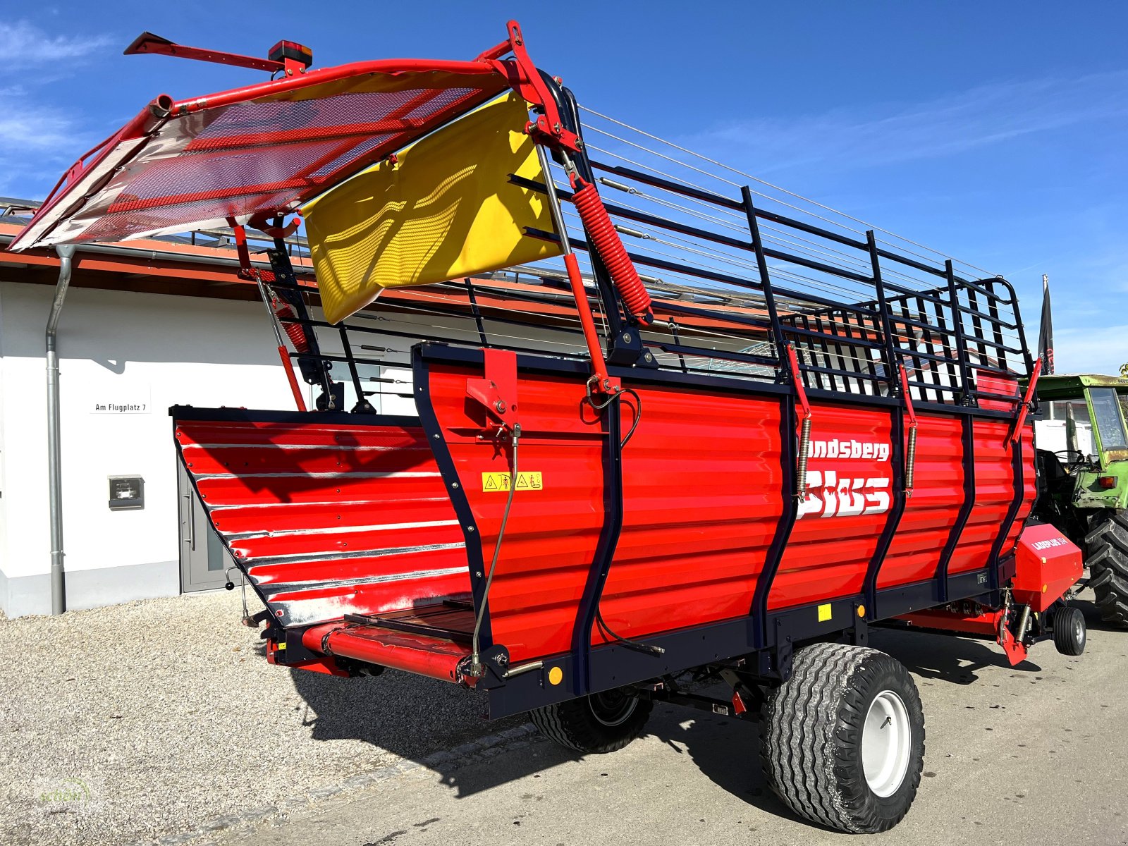 Ladewagen del tipo Landsberg Ladeplus 30-4 mit Druckluftbremse - ähnlich Pöttinger Boss 2 - im guten Zustand, Gebrauchtmaschine In Burgrieden (Immagine 10)