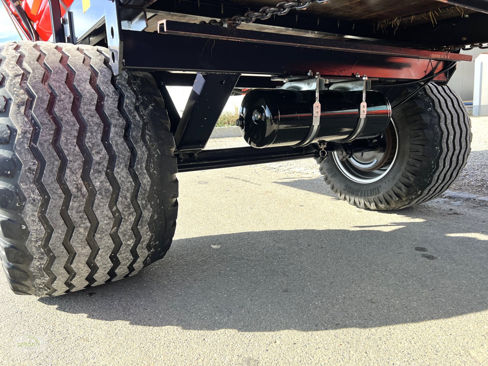 Ladewagen Türe ait Landsberg Ladeplus 30-4 mit Druckluftbremse - ähnlich Pöttinger Boss 2 - im guten Zustand, Gebrauchtmaschine içinde Burgrieden (resim 20)