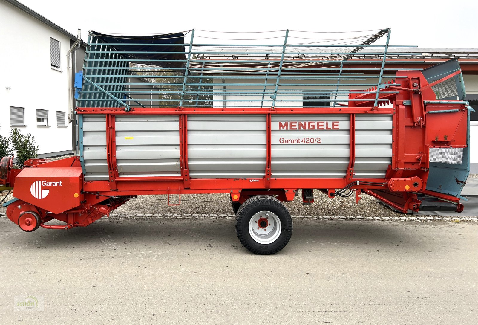 Ladewagen des Typs Mengele Garant 430/3 im Topzustand mit elektrischer Bedienung und breiten Reifen, Gebrauchtmaschine in Burgrieden (Bild 2)