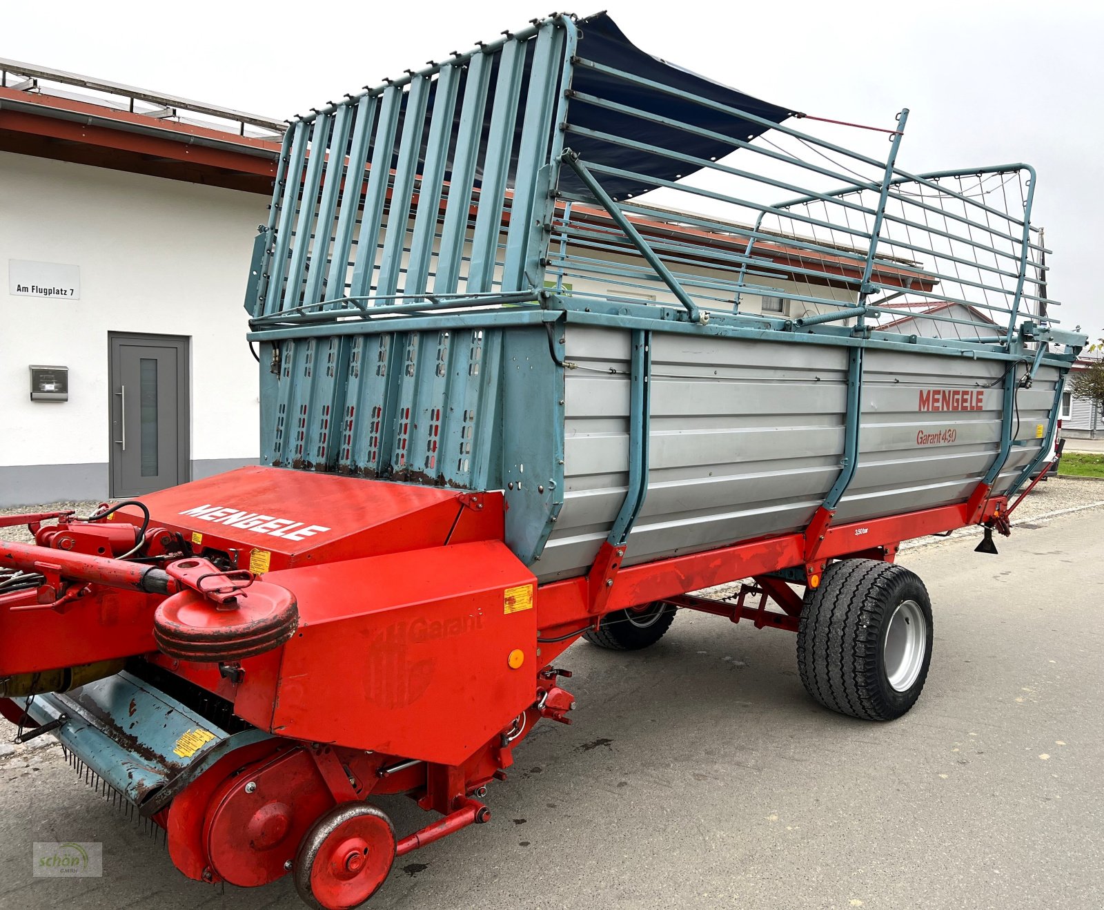 Ladewagen du type Mengele Garant 430 mit 19-er Breitreifen und elektrischer Bedienung, Gebrauchtmaschine en Burgrieden (Photo 1)