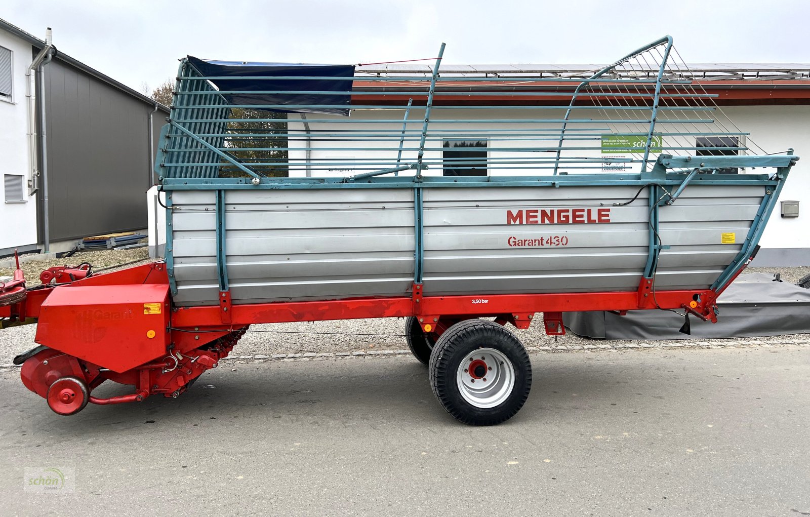 Ladewagen du type Mengele Garant 430 mit 19-er Breitreifen und elektrischer Bedienung, Gebrauchtmaschine en Burgrieden (Photo 2)