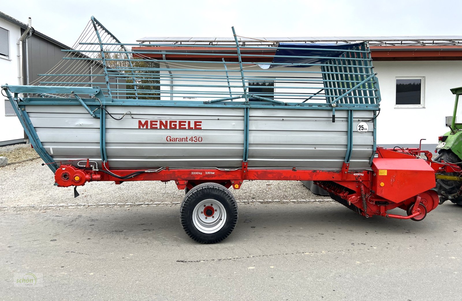 Ladewagen du type Mengele Garant 430 mit 19-er Breitreifen und elektrischer Bedienung, Gebrauchtmaschine en Burgrieden (Photo 11)