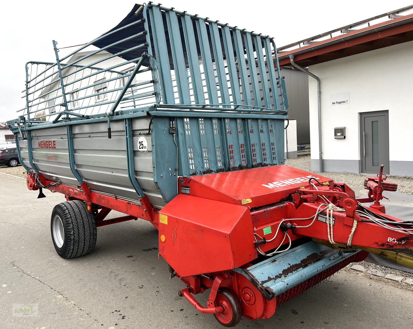 Ladewagen du type Mengele Garant 430 mit 19-er Breitreifen und elektrischer Bedienung, Gebrauchtmaschine en Burgrieden (Photo 12)