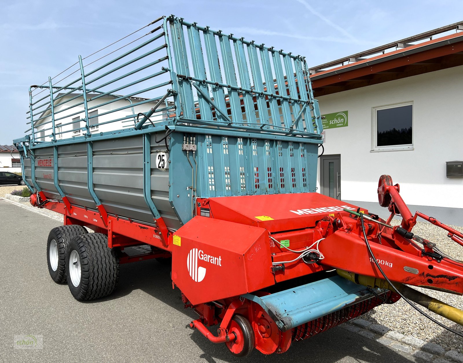 Ladewagen tip Mengele Garant 435 mit neuen 19-er Breitreifen, elektro-hydraulischer Bedienung und mit ABE !!!, Gebrauchtmaschine in Burgrieden (Poză 14)