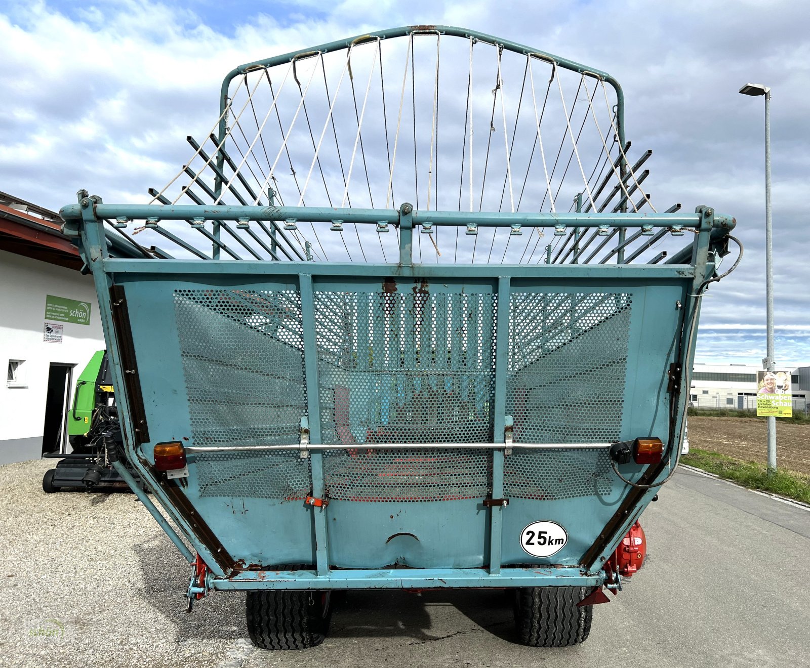 Ladewagen Türe ait Mengele Garant 435 mit neuen 19-er Breitreifen und elektrischer Bedienung, Gebrauchtmaschine içinde Burgrieden (resim 5)