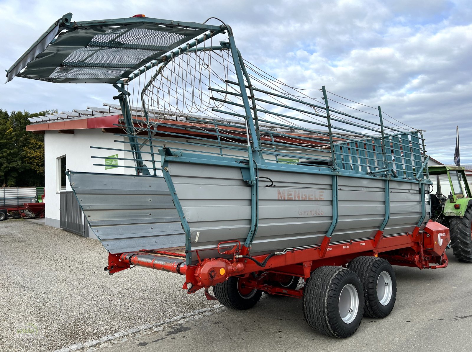 Ladewagen van het type Mengele Garant 435 mit neuen 19-er Breitreifen und elektrischer Bedienung, Gebrauchtmaschine in Burgrieden (Foto 8)