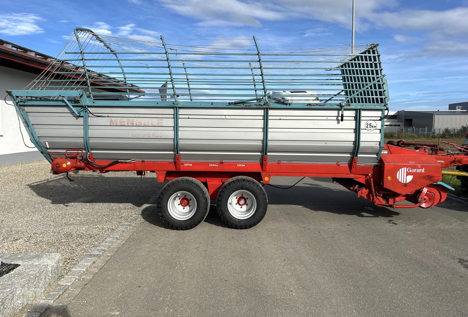 Ladewagen van het type Mengele Garant 435 mit neuen 19-er Breitreifen und elektrischer Bedienung, Gebrauchtmaschine in Burgrieden (Foto 10)