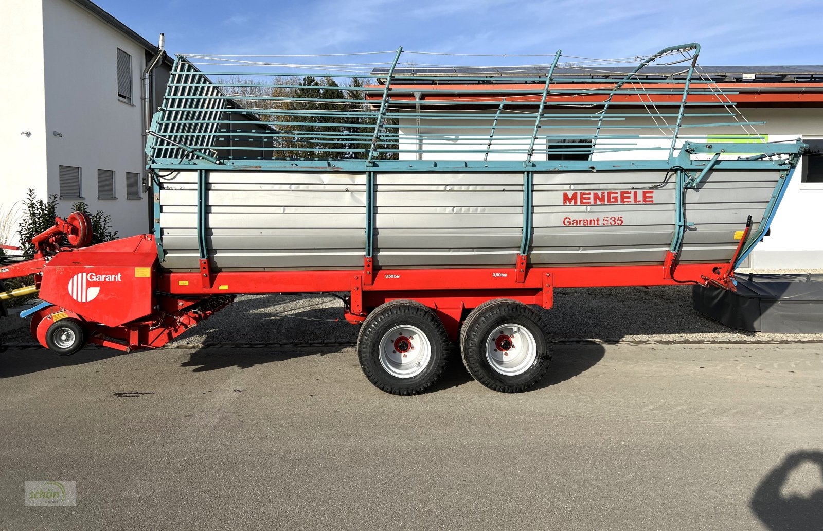 Ladewagen del tipo Mengele Garant 535 im guten Zustand - mit neuen 19-er Breitreifen und Druckluftbremse, Gebrauchtmaschine In Burgrieden (Immagine 2)