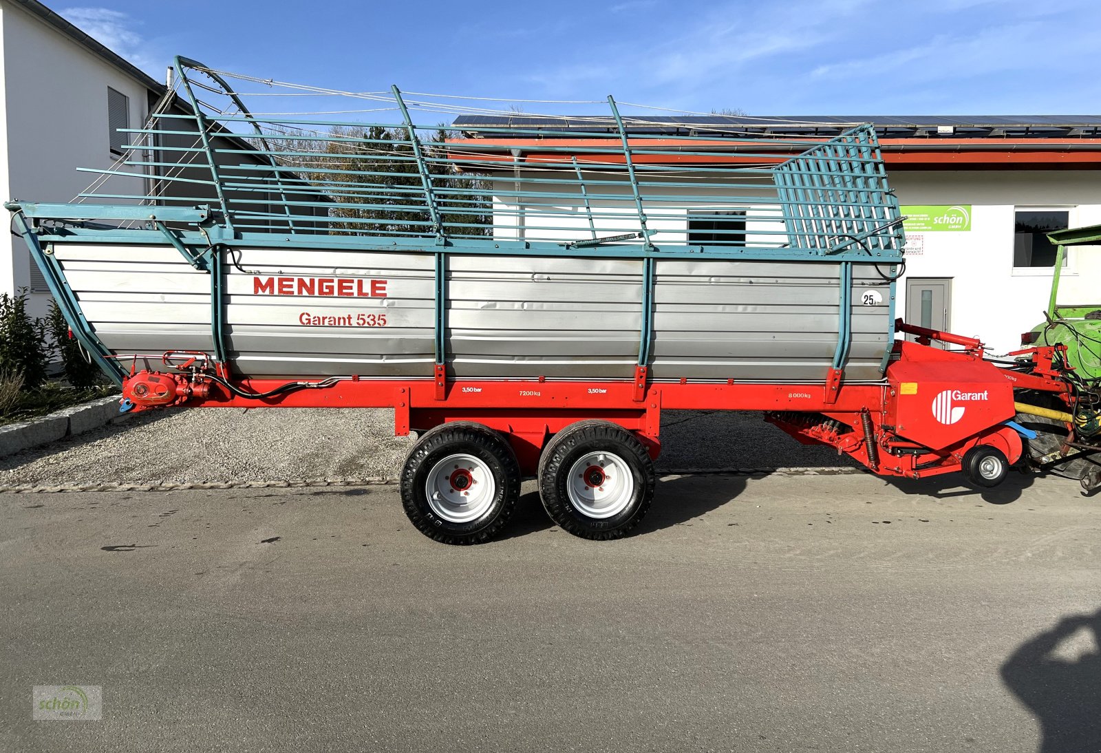 Ladewagen del tipo Mengele Garant 535 im guten Zustand - mit neuen 19-er Breitreifen und Druckluftbremse, Gebrauchtmaschine In Burgrieden (Immagine 11)