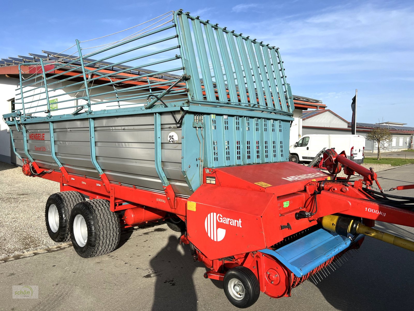 Ladewagen del tipo Mengele Garant 535 im guten Zustand - mit neuen 19-er Breitreifen und Druckluftbremse, Gebrauchtmaschine In Burgrieden (Immagine 15)