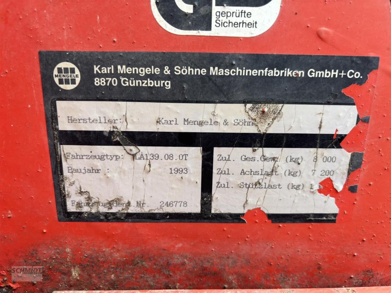 Ladewagen za tip Mengele Garant 538/2, Gebrauchtmaschine u Herbrechtingen (Slika 5)