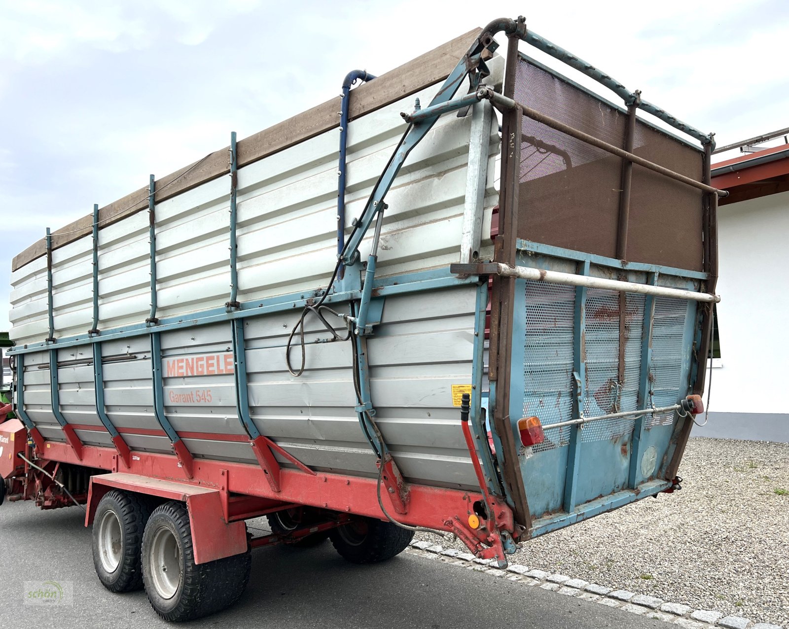 Ladewagen del tipo Mengele Garant 545 als Häckselwagen - 40km/h - mit Fahrzeugpapieren - Teileverkauf - Holzwagen 19-er Breitreifen, Gebrauchtmaschine en Burgrieden (Imagen 4)