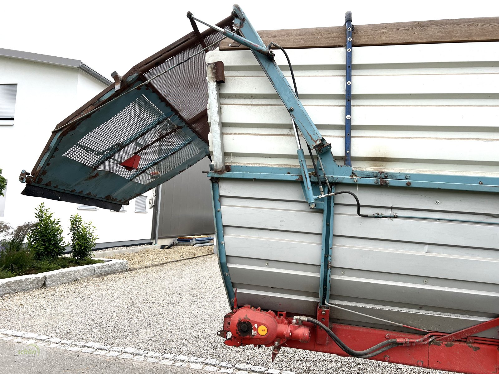 Ladewagen del tipo Mengele Garant 545 als Häckselwagen - 40km/h - mit Fahrzeugpapieren - Teileverkauf - Holzwagen 19-er Breitreifen, Gebrauchtmaschine en Burgrieden (Imagen 11)