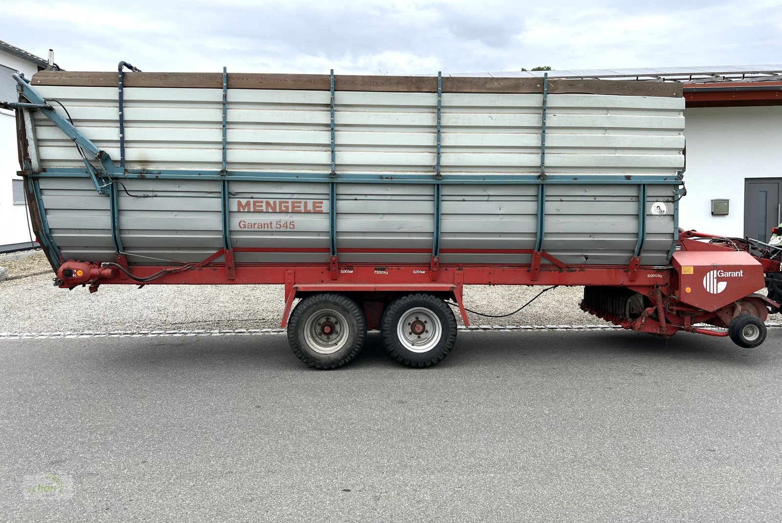 Ladewagen del tipo Mengele Garant 545 als Häckselwagen - 40km/h - mit Fahrzeugpapieren - Teileverkauf - Holzwagen 19-er Breitreifen, Gebrauchtmaschine en Burgrieden (Imagen 13)