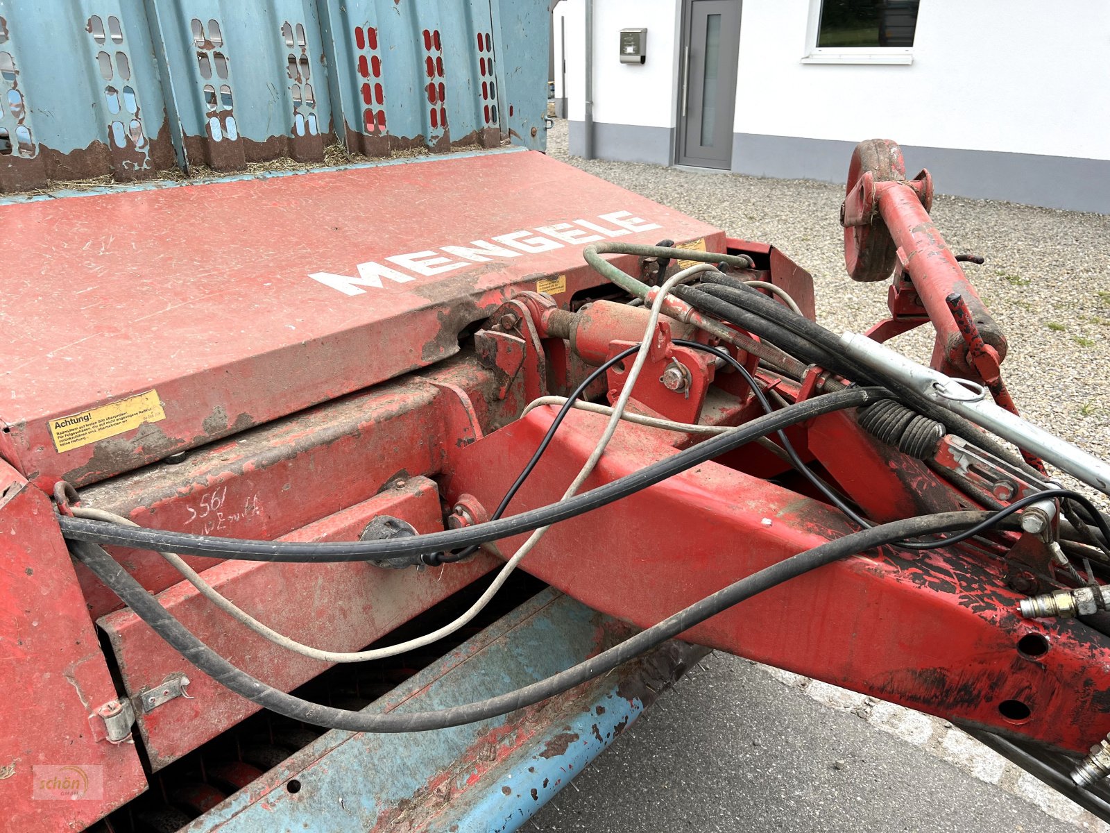 Ladewagen del tipo Mengele Garant 545 als Häckselwagen - 40km/h - mit Fahrzeugpapieren - Teileverkauf - Holzwagen 19-er Breitreifen, Gebrauchtmaschine en Burgrieden (Imagen 16)