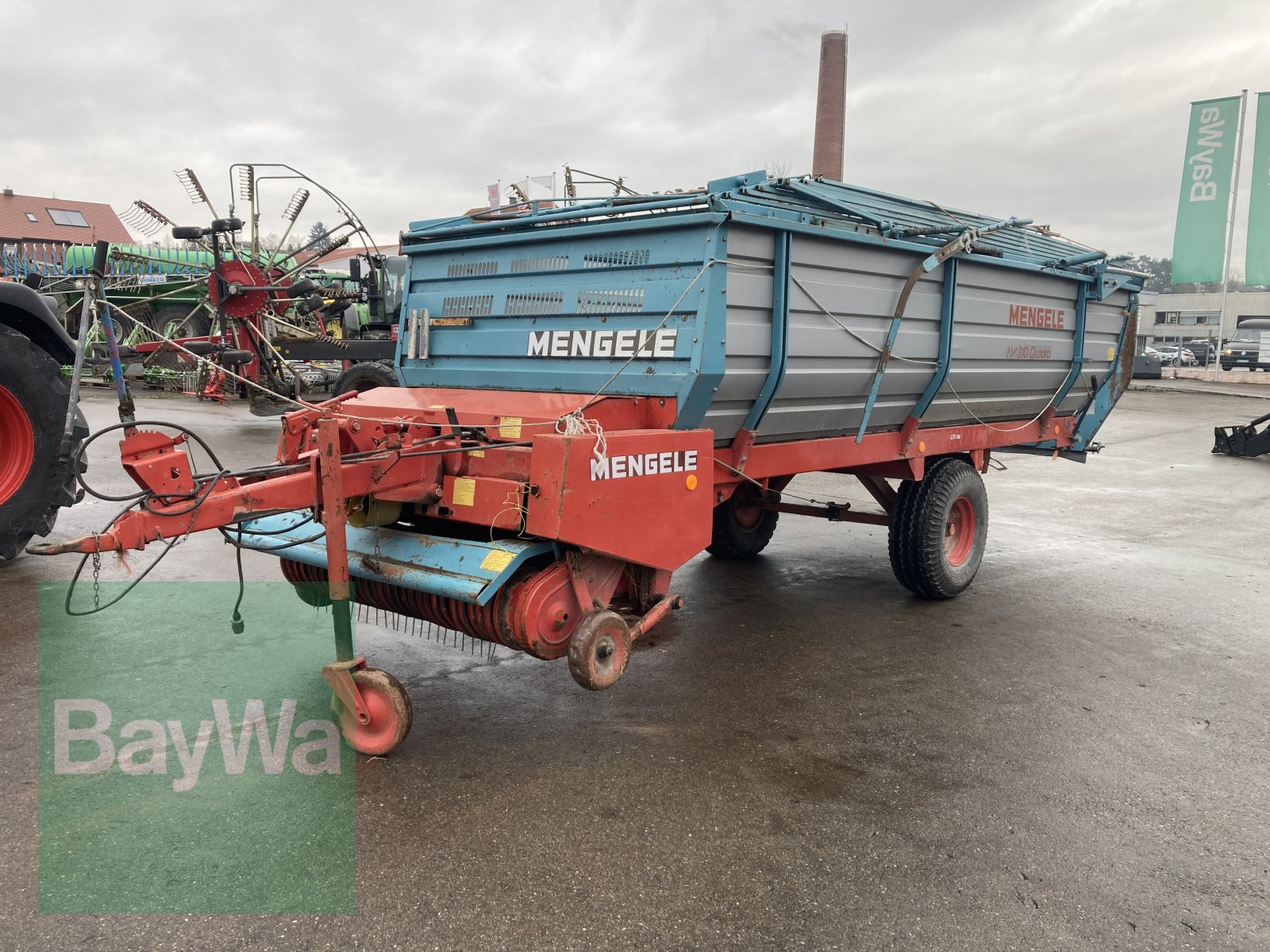 Ladewagen del tipo Mengele LAW 310 Quadro, Gebrauchtmaschine In Dinkelsbühl (Immagine 1)